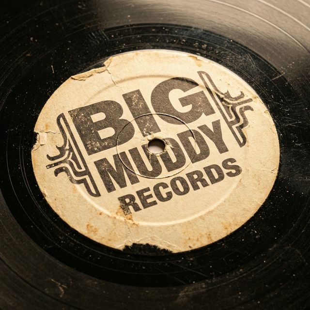 Big Muddy Records vintage vinyl center label